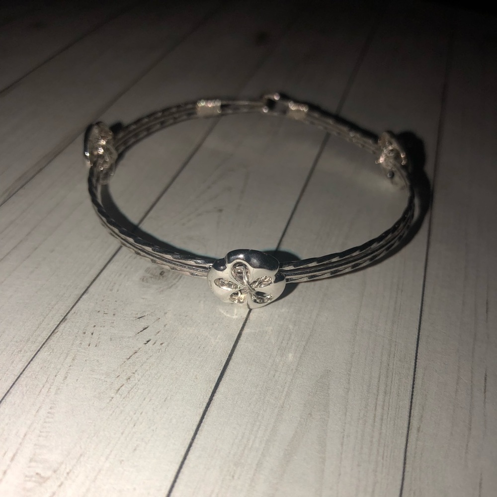 Silver Sand Dollar Bracelet
